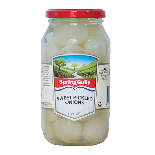 sweet pickled onions